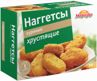 Наггетсы МОРОЗКО Хрустящие куриные, 300г