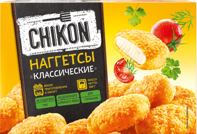 Наггетсы CHIKON Классические, 300г Наггетсы CHIKON Классические, 300г