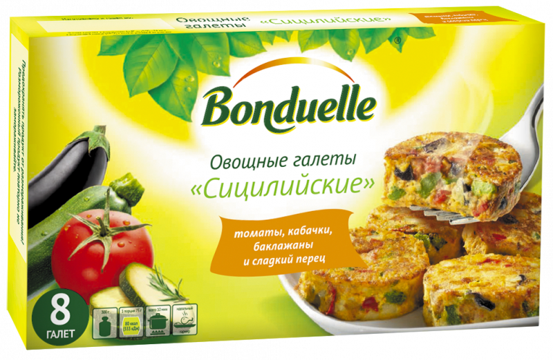 Галеты овощные BONDUELLE Сицилийские, 300г