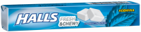 Конфеты жевательные HALLS Fresh&Chewy со вкусом мяты, 47г