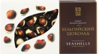 Конфеты шоколадные DOLCE ALBERO Mini Seashells с мягкой начинкой, 250г