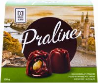 Конфеты DOLCE ALBERO из молочного шоколада с ореховым кремом и фундуком, 150г