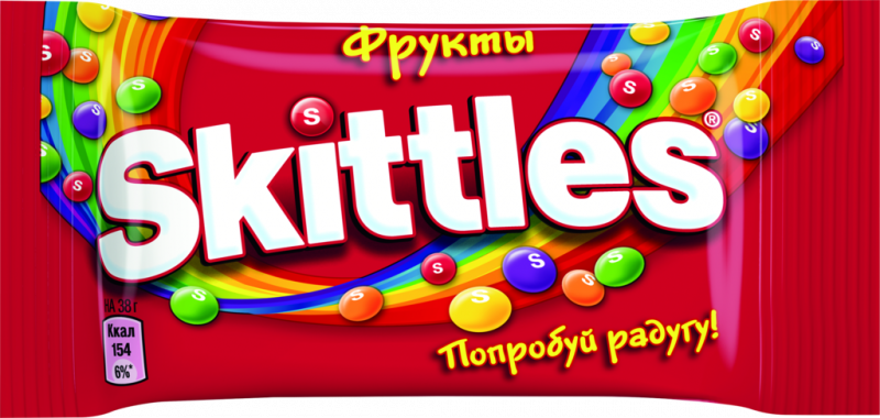 Драже SKITTLES Фрукты в сахарной глазури со вкусом апельсина, черной смородины, клубники, лайма, лимона, 38г Драже SKITTLES Фрукты в сахарной глазури со вкусом апельсина, черной смородины, клубники, лайма, лимона, 38г