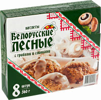Котлеты БЕЛОРУССКИЕ Лесные, с грибами и сливками, 560г