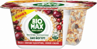 Биойогурт BIO MAX Мюсли, вишня, клюква 2,9%, без змж, 106г