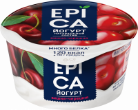 Йогурт EPICA с вишней и черешней 4,8%, без змж, 130г