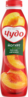 Йогурт питьевой ЧУДО Персик, абрикос 2,4%, без змж, 690г