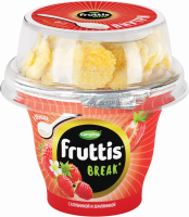 Продукт йогуртный паст. FRUTTIS Вкусный перерыв 2,5% клубника-земляника с топпером без змж