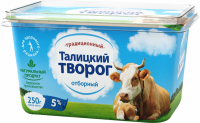 Творог ОБЛАКА Талицкий Традиционный 5%, без змж, 250г
