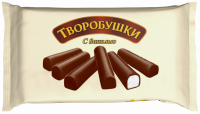 Сырок творожный глазированный ТВОРОБУШКИ с ванилью 21%, без змж, 180г