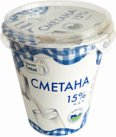 Сметана НИЖНЯЯ ТАВДА 15%, без змж, 300г