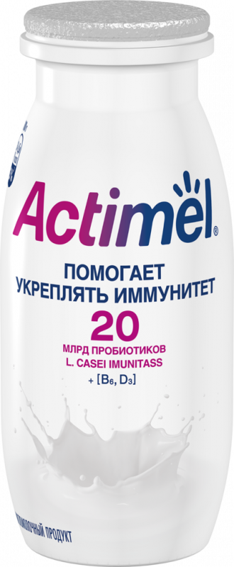 Продукт кисломолочный ACTIMEL 2,6%, без змж, 100г Продукт кисломолочный ACTIMEL 2,6%, без змж, 100г
