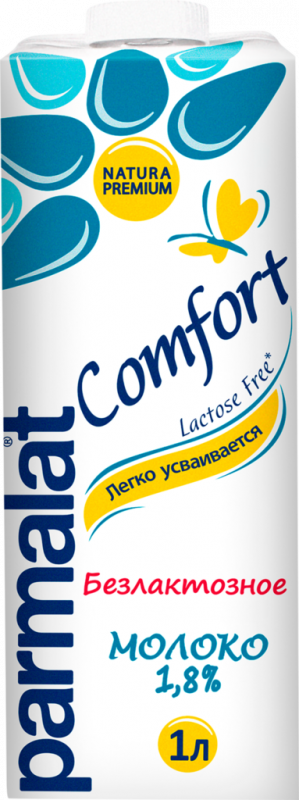 Молоко ультрапастеризованное PARMALAT Comfort UHT безлактозное 1,8%, без змж, 1000мл Молоко ультрапастеризованное PARMALAT Comfort UHT безлактозное 1,8%, без змж, 1000мл