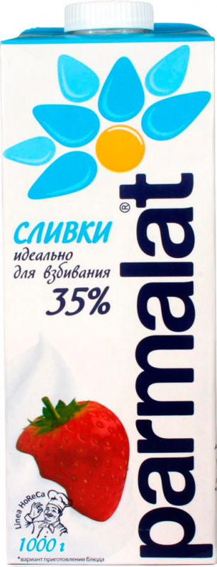Сливки ультрапастеризованные PARMALAT Для взбивания 35%, без змж, 1000г Сливки ультрапастеризованные PARMALAT Для взбивания 35%, без змж, 1000г