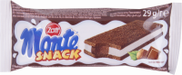 Пирожное бисквитное ZOTT Monte Snack ореховое, без змж, 29г