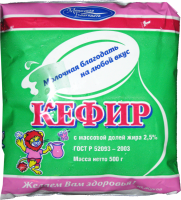 Кефир МОЛОЧНАЯ БЛАГОДАТЬ 2,5%, без змж, 500г
