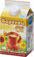 Варенец МОЛОЧНАЯ БЛАГОДАТЬ 2,5%, без змж, 500г