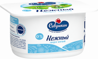 Творог мягкий САВУШКИН ПРОДУКТ Нежный 0%, без змж, 125г