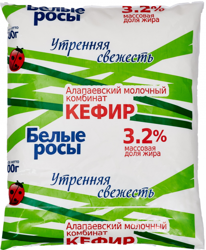 Кефир БЕЛЫЕ РОСЫ 3,2%, без змж, 500г Кефир БЕЛЫЕ РОСЫ 3,2%, без змж, 500г