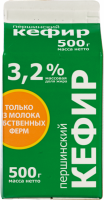 Кефир ТЮМЕНЬМОЛОКО Першинский 3,2%, без змж, 500г