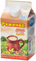 Ряженка МОЛОЧНАЯ БЛАГОДАТЬ 2,5%, без змж, 500г