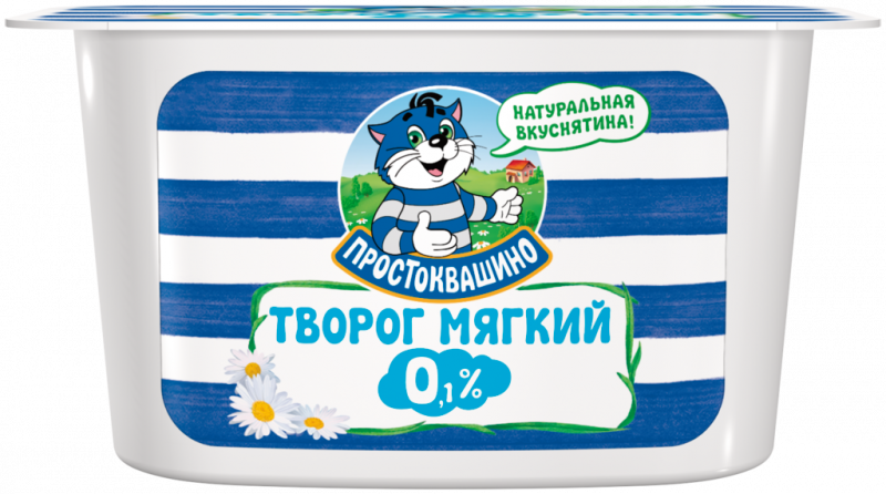 Творог мягкий ПРОСТОКВАШИНО Нежный обезжиренный, без змж, 130г Творог мягкий ПРОСТОКВАШИНО Нежный обезжиренный, без змж, 130г