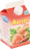 Йогурт питьевой МОЛОЧНАЯ БЛАГОДАТЬ Клубника 2,5%, без змж, 500г