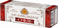 Сырок глазированный Б.Ю. АЛЕКСАНДРОВ Суфле в темном шоколаде с ванилью 15%, без змж, 40г