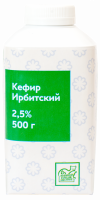 Кефир ИРБИТСКИЙ 2,5%, без змж, 500г