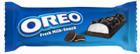 Пирожное бисквитное OREO с молочной начинкой и кусочками печенья, 30г