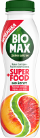Биойогурт питьевой BIO MAX Super food красный апельсин, персик, алоэ 1,5%, без змж, 270г