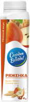 Ряженка СЕГОДНЯ И ВСЕГДА Груша, злаки и семена льна 3,5%, без змж, 310г