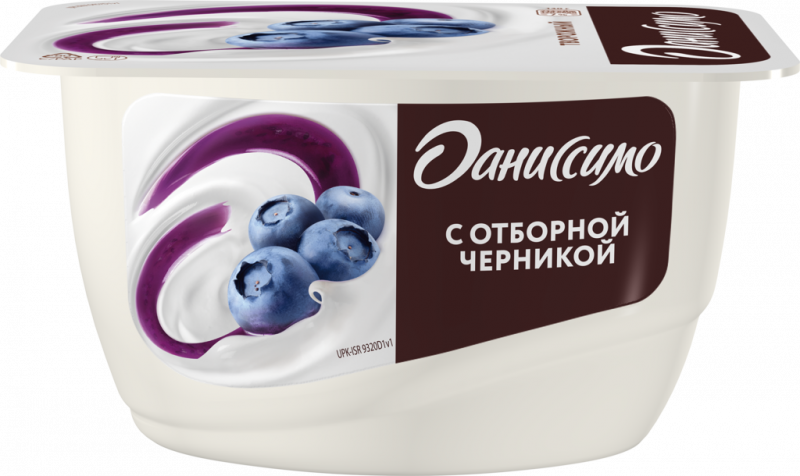 Десерт творожный ДАНИССИМО с отборной черникой 5,5%, без змж, 130г Десерт творожный ДАНИССИМО с отборной черникой 5,5%, без змж, 130г