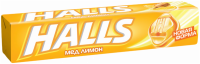 Карамель леденцовая HALLS Мед и лимон, 25г