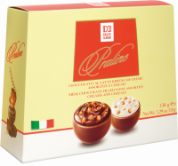 Набор конфет DOLCE ALBERO из молочного шоколада с мягкими начинками, 150г