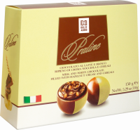 Конфеты DOLCE ALBERO из молочного и белого шоколада с мягкой ореховой начинкой, 150г