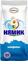 Конфеты АККОНД Нямик неглазированные молочные, 270г