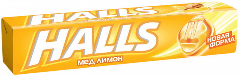 Карамель леденцовая HALLS Мед и лимон, 25г Карамель леденцовая HALLS Мед и лимон, 25г
