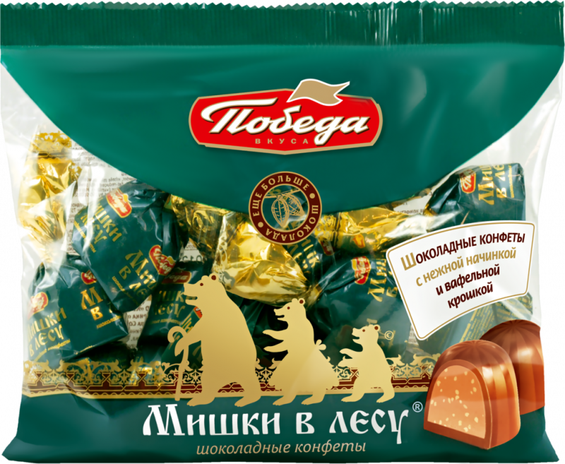 Конфеты ПОБЕДА ВКУСА Мишки в лесу, 200г Конфеты ПОБЕДА ВКУСА Мишки в лесу, 200г