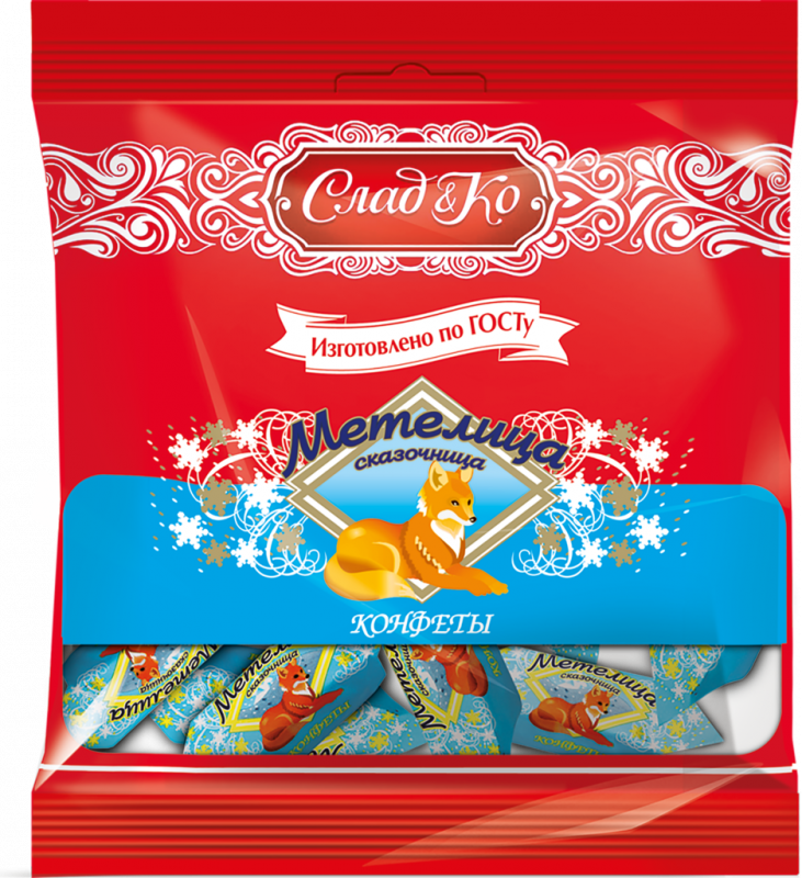 Конфеты СЛАВЯНКА Метелица-сказочница глазированные, 200г Конфеты СЛАВЯНКА Метелица-сказочница глазированные, 200г