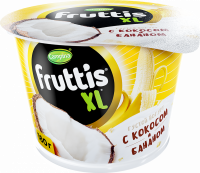 Йогурт FRUTTIS Кокос, банан 4,3%, без змж, 180г