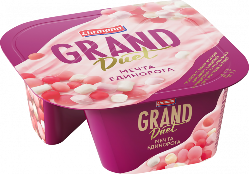 Десерт творожный GRAND DESERT Мечта единорога 5,5%, без змж, 135г