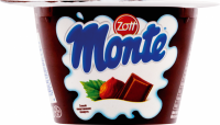 Десерт молочный ZOTT Monte с шоколадом и лесными орехами 13,3%, без змж, 150г