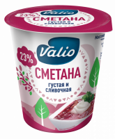 Сметана VALIO 23%, без змж, 315г