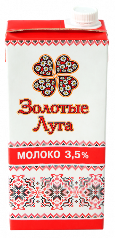 Молоко ультрапастеризованное ЗОЛОТЫЕ ЛУГА 3,5%, без змж, 950мл Молоко ультрапастеризованное ЗОЛОТЫЕ ЛУГА 3,5%, без змж, 950мл