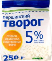 Творог ПЕРШИНСКИЙ 5%, без змж, 250г