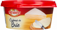 Сыр плавленый PRESIDENT Creme de brie 50%, без змж, 125г