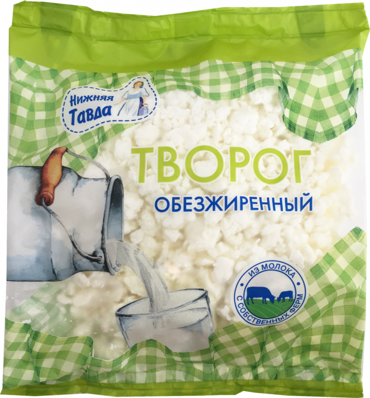 Творог НИЖНЯЯ ТАВДА обезжиренный, без змж, 300г