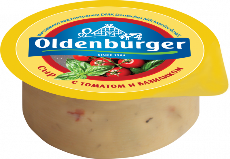 Сыр OLDENBURGER с томатом и базиликом 50%, без змж, 350г