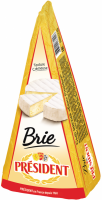 Сыр мягкий PRESIDENT Brie 60%, без змж, 200г
